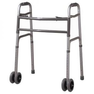 Cardinal Health Heavy Duty Folding Walker with Wheels